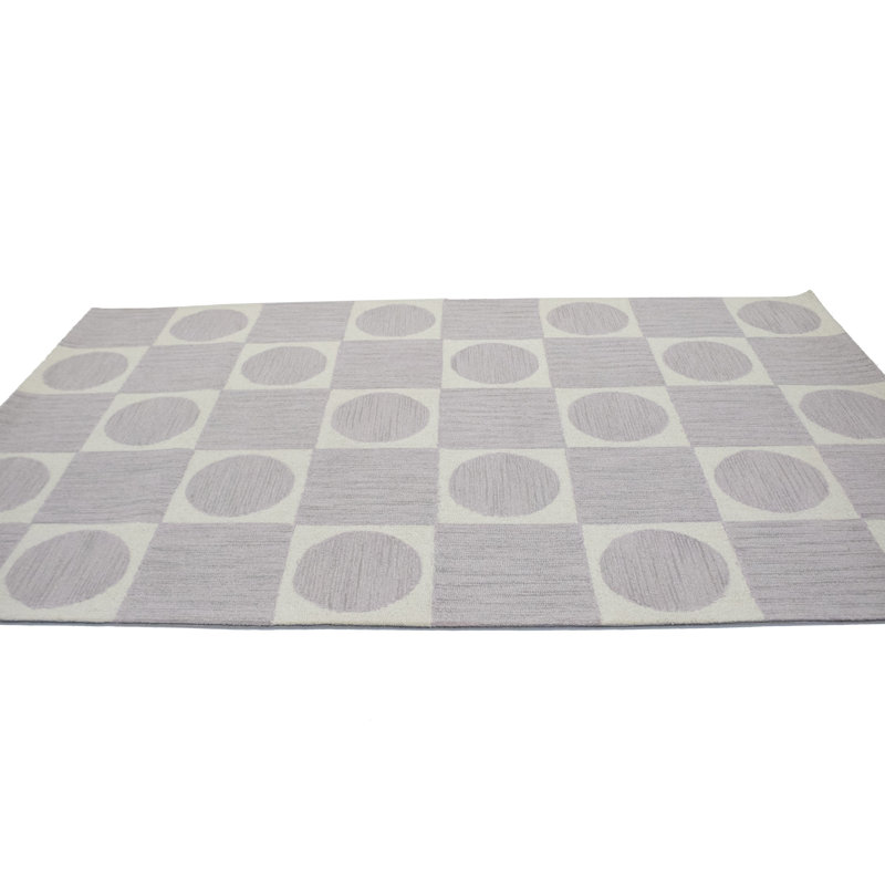 Tapis lilas pâle en laine touffeté à la main Coram