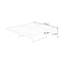 Table basse carrée en bois massif noyer-128966607