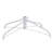 7.5FT Slim Artificial Christmas Tree Includes Foldable Metal Stand
