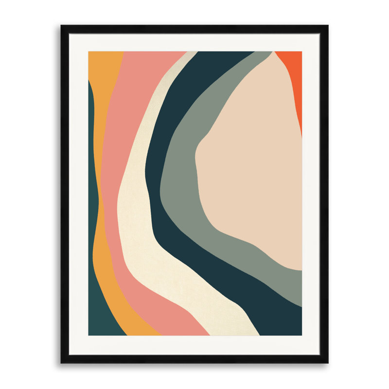 «Plenteasant» par Alicia Bock - impression, Papier avec cadre noir, H 31,2 po x l 25,2 po