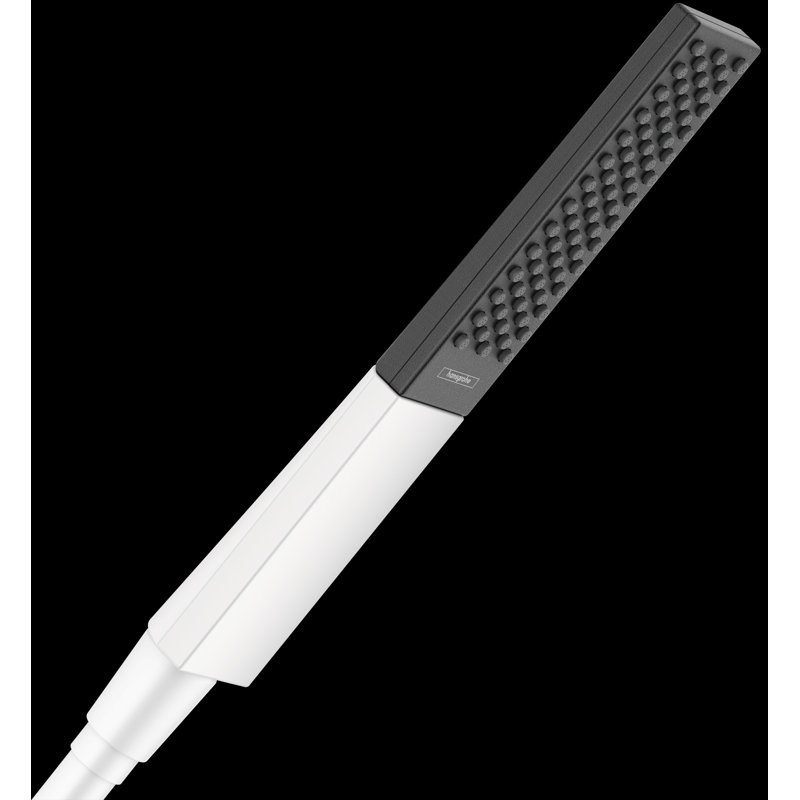 Hansgrohe Rainfinity Baton Handheld Shower Head 100, Matte White, 2.5 GPM