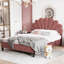 Genny Upholstered Velvet Bed-1780737124