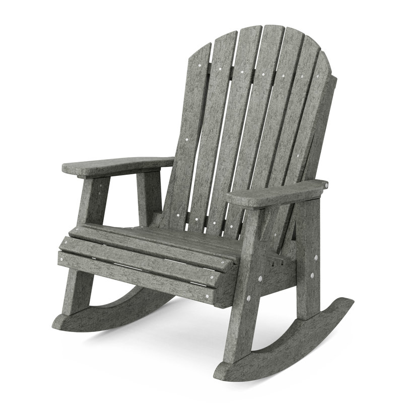 Chaise berçante Heritage Adirondack, Gris foncé