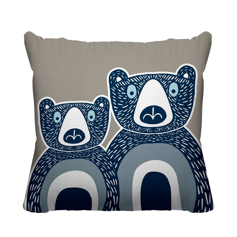 Coussin Berny, 19 po x 19 po, Truite, Carré