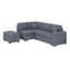 Canapé d'angle modulaire convertible en L-85203596