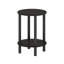 Table d'appoint ronde en bois à 2 niveaux Creekside-105551845