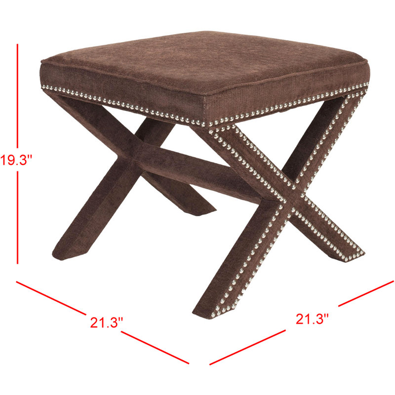 Dangela Upholstered Ottoman, Chinchilla Brown