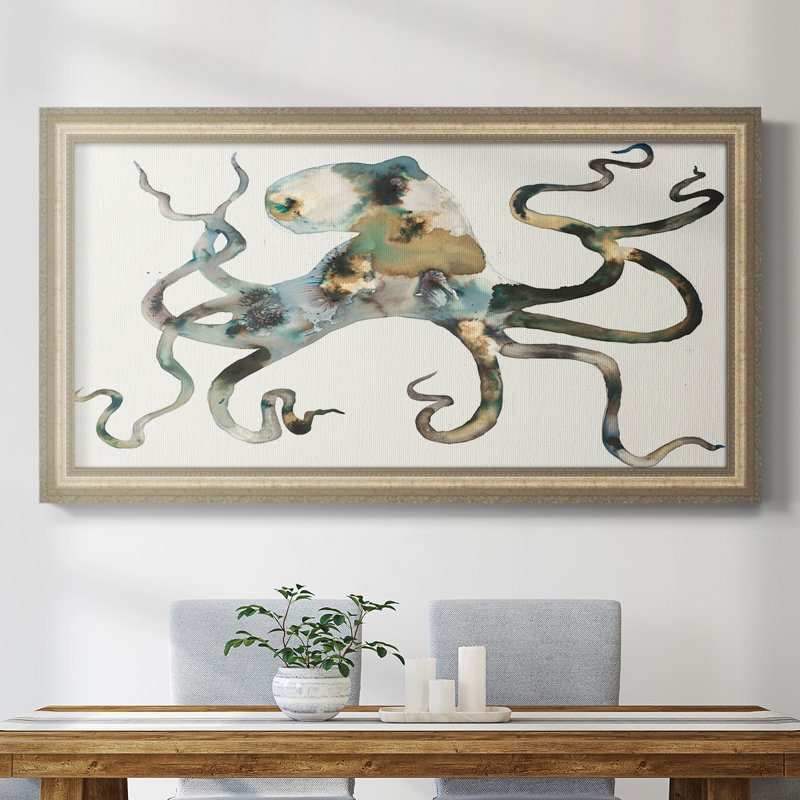 Octo - Cadre photo unique, impression sur toile, H 25 po x l 45 po x P 1 po