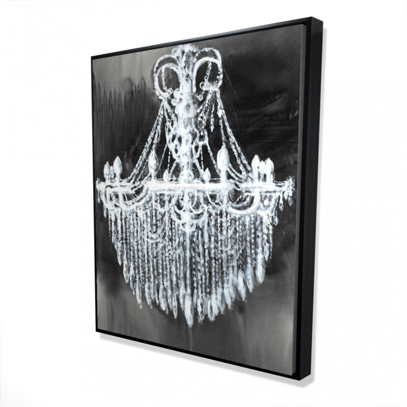 Big Glam Chandelier Print On Canvas
