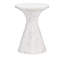 Isabelle Marble Top Pedestal End Table