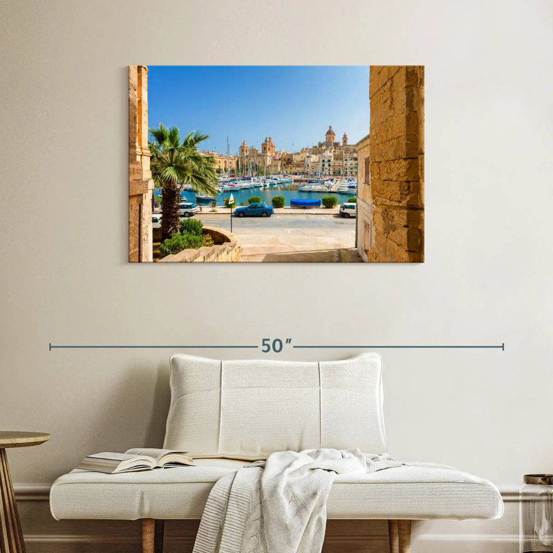 Gillard Street à Senglea Marina, H 26 po x l 39 po