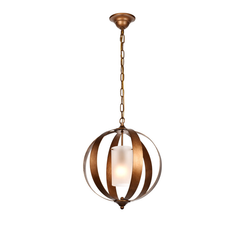 Aldana 1 - Light Unique/Statement Pendant, Vintage Gold