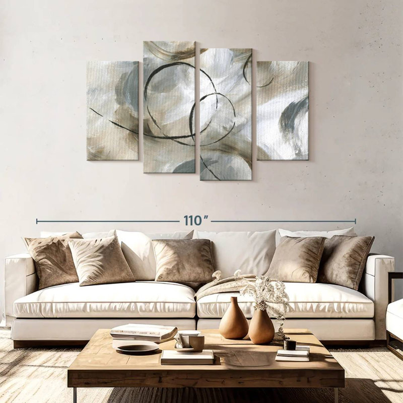 Impression sur toile murale, H 48 po x l 75 po x P 1,25 po