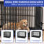 Mobilier de cage robuste pour chien sur roulettes-1814723826