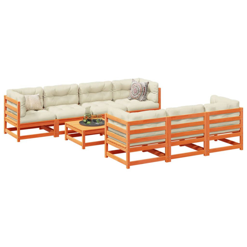 Garden Sofa, Wax Brown 1