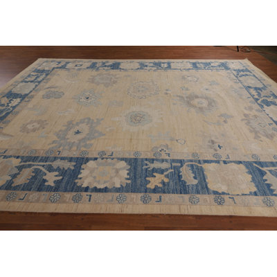 Vegetable Dye Oushak Oriental Large Rug 10