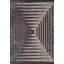 Rapture Gray/Beige/Dark Brown Geometric Luxury Area Rug-68867776