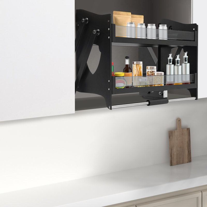 Tablette ajustable à 2 niveaux pour armoire de cuisine