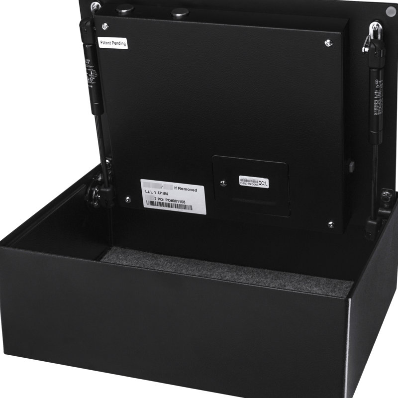 11.55 In. Depth Biometric Security Safe, 23 Cu Ft - Secure Build Deep Steel