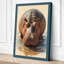 Hippopotamus Rising Modern - Wrapped Canvas-1417193769-1417193779