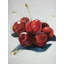 Pile of Cherries - Toile de cuisine blanche pour la décoration intérieure