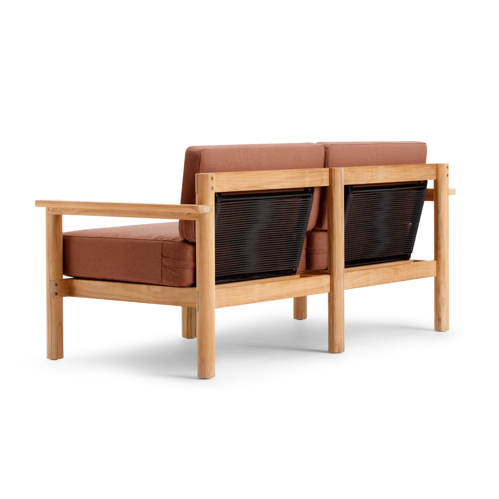 Haven 63" Sunbrella® Patio Loveseat, Sunbrella Rust