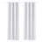 Blackout Curtains, 2 Panels Set Grommet Room Darkening Curtain, 52x84 inch, White Blocking Drapes for Bedroom and Living Room, Solid Thermal Insulated Drapes, Noise Reducing Window Treatments