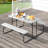 Nadabus HDPE Rectangular Folding Picnic Table Set-1424794386-1424794389