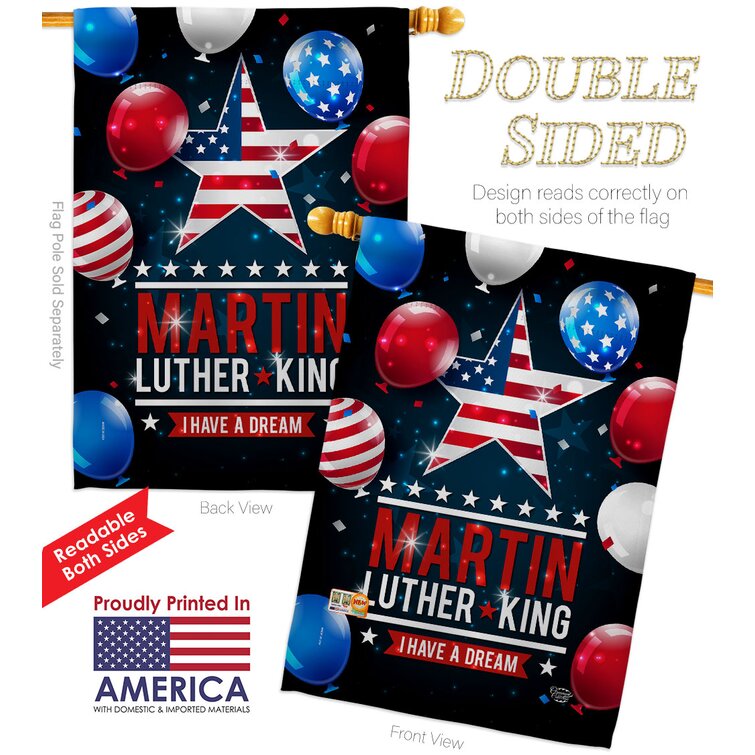 Ornament Collection I Have A Dream House Flag Set Martin Luther King ...