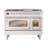 ILVE Nostalgie II Series Noblesse 48 inch Dual Fuel Range with 8 Sealed Burners, Griddle (Glass Door)-112295492-112295494-112295488
