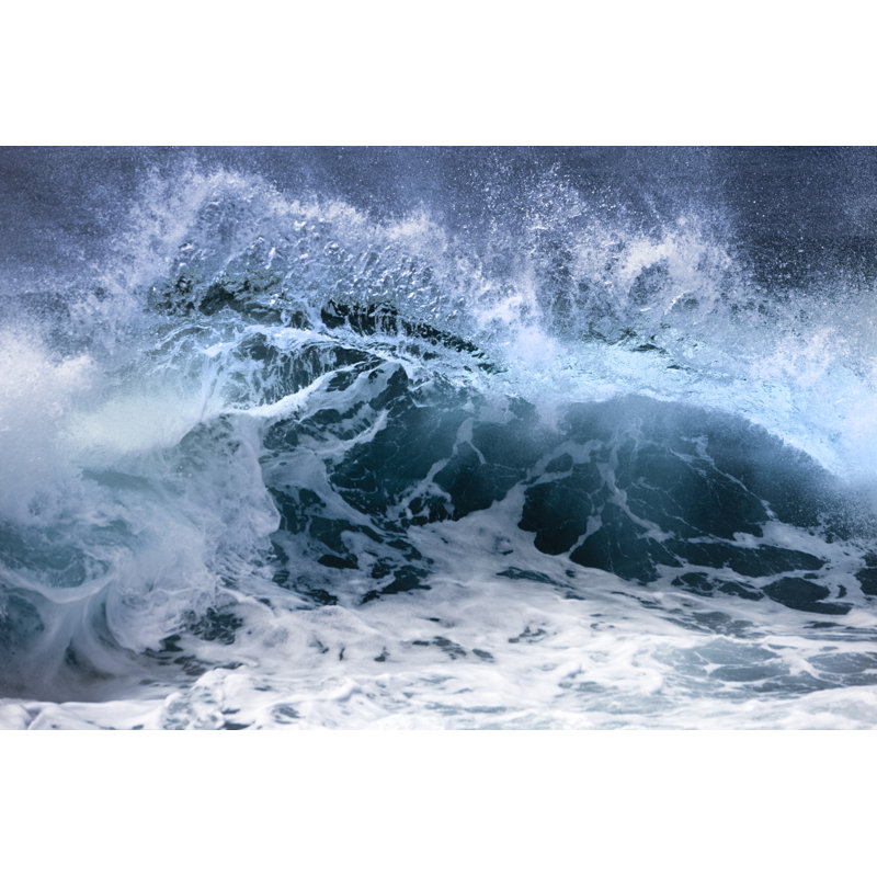 Ocean Wave - Wrapped Canvas Print, 30cm H x 46cm W x 3.8cm D