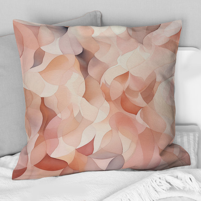 Coussin Nutshell Abstractions Abstract Watercolor IV - Abstract Shapes