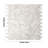 11.8''X11.8'' Seashell Mosaic Wall Tile,Natural Mother of Pearl Tile for Kitchen,Bathroom,Pack of 10
