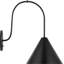 Malia 14" Arched Wall Light with Shade-1879835225