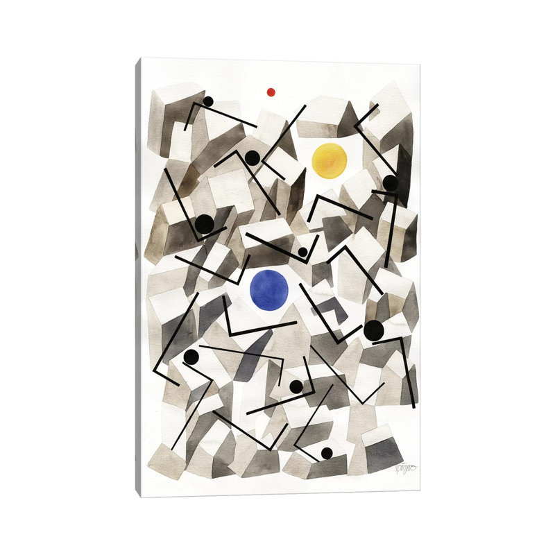 Moon Games by Antony Squizzato - Wrapped Canvas Print, 20.32 cm H x 30.48 cm W