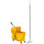 Seau de 21 pintes avec essoreuse sur roulettes pour le nettoyage des planchers
