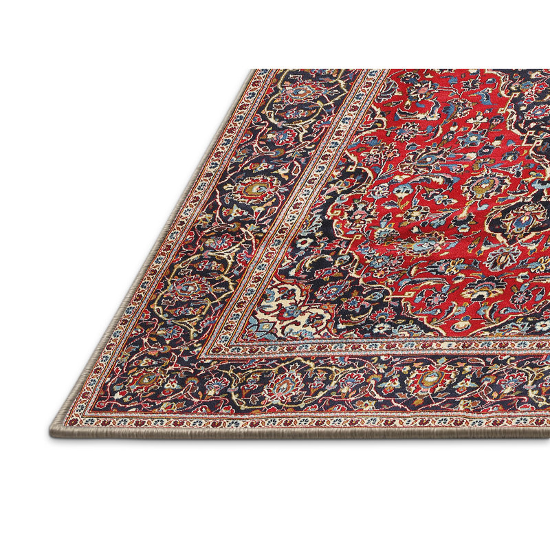 Tapis traditionnel rouge / brun Future, Rectangle 2 pi x 4 pi