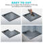 120W*80Dcm Rectangular Single Shower Base in Grey with Low-Profile Aesthetics Design and Non-Slip Feature-1163387708