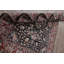 Tapis en laine noir/beige 6 pi 2 po x 9 pi 2 po one-of-kind main-noué la 2000s Tiana