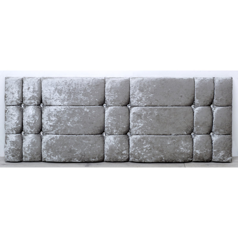 Velasco Upholstered Headboard, Small Double (4'), Ashphalt