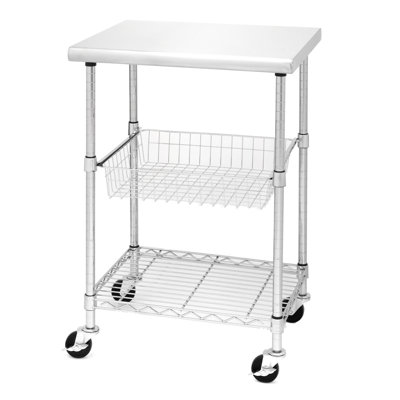 NSF-Certified Stainless Steel Kitchen Cart