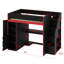 Lit mezzanine avec bureau et rangement Gaming