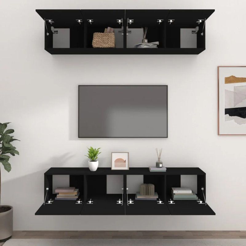 Gaetan Unfinished Floating TV Stand for TVs up to 65"