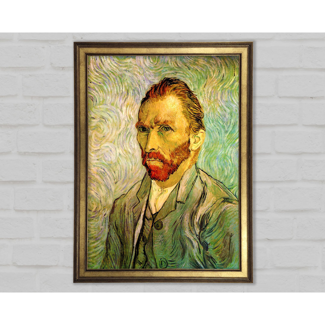 Selbstporträt 2 von Van Gogh - Einzelne Bilderrahmen Kunstdrucke