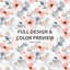 Ensemble de housse de couette floral de 3 - Ensemble de literie et de coussins Boho Cloudy Blossoms-124290079