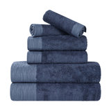 Ensemble de serviettes en rayonne de bambou et en coton mélangé hypoallergénique