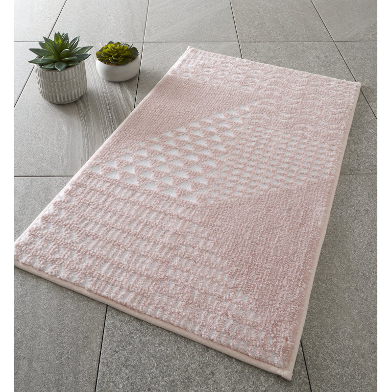 Larsson Geo Bath Mat, Blue