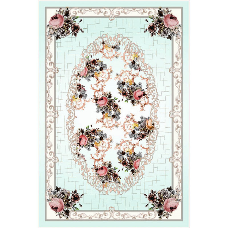 Luxurious Non-Slip Woven Carpet, 100% Velvet Fabric, 31.5 x 47.2 inches | Antibacterial, 13.5 mm Total Height, Machine Washable | Ideal for Living Room, Bedroom & Home Decor, Soft & Durable Design