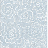 Periwinkle Floral Wallpaper Roll