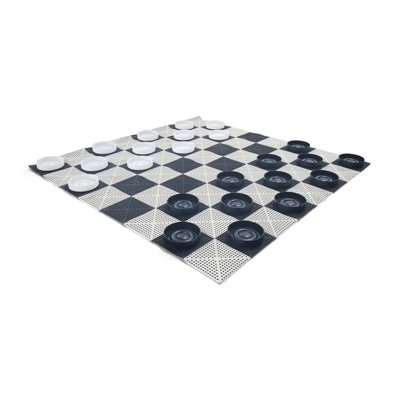 14" Luxurious Giant Checkers, 2.5" H x 14" W x 14" D